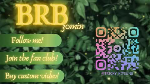 trickykitsune online show from January 15, 2:48 pm