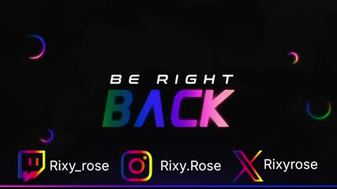RixyRose online show from July 28, 5:27 am