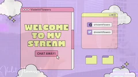 Violet Flowers online show from October 27, 10:54 pm