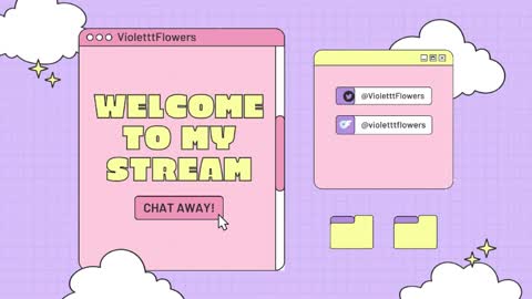 Violet Flowers online show from March 21, 5:06 pm