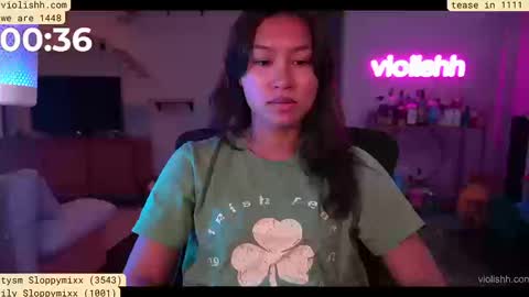 Snapshot of violishh chatting on September 10, 12:55 am follow me on twitter violishh and ig violishh  online show from September 10, 12:55 am