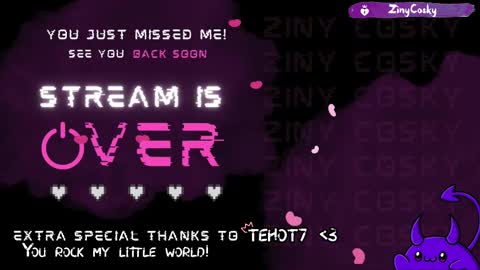 Ziny Cosky online show from February 28, 5:15 am